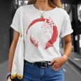 レトロな武士道 武士 日本のサムライデザイン Tシャツ 彼女への贈り物