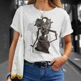 ワヤン インドネシア文化 人形 部族 Tシャツ 彼女への贈り物