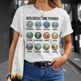 地質時代チャート古生物学・地球史 Tシャツ 彼女への贈り物