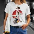 日本の伝統美術、華麗な芸者、浮世絵風 Tシャツ 彼女への贈り物