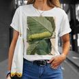 月の毛虫、ビンテージ昆虫画、ルナの幼虫 M Tシャツ 彼女への贈り物