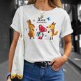 森のぬいぐるみラズ 森の音楽隊 Tシャツ 彼女への贈り物