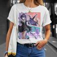 白猫プロジェクト ネコミミスト（ルナ） Comictyle Tシャツ 彼女への贈り物