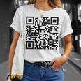 裏面面白いqr Fck You Code 中指言葉 Tシャツ 彼女への贈り物