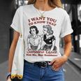 誰かが私ではなく誰かを気にかけていることを知ってほしい Tシャツ 彼女への贈り物