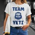 野獣のイエティ 忌まわしい雪だるまのユーモア 私はイエティが大好き Team Yeti Tシャツ 彼女への贈り物
