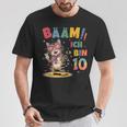 10 Geburtstag Junge Mädchen Geburtstags Katze Katzen T-Shirt Lustige Geschenke