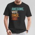 19 Aniversario De Boda 19 Años Camiseta unisex Regalos divertidos