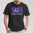 1949 誕生日 77歳 喜寿祝い クールでシンプルな数字デザイン Tシャツ 面白い贈り物