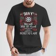 1969年5月 誕生日 ヴィンテージ ラベル デコレーション レトロ 誕生日 Tシャツ 面白い贈り物