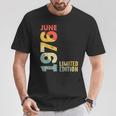 1976 限定版 1976年6月 レトロ 1976 ヴィンテージ 1976 Tシャツ 面白い贈り物