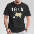 1G1a Pug くるりん尻尾のパグ おもしろ Tシャツ 面白い贈り物