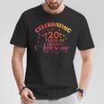 20歳の誕生日お祝いデザイン 面白い20歳のb日の引用 Tシャツ 面白い贈り物