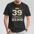 39歳の誕生日キング 39歳の誕生日パーティー Tシャツ 面白い贈り物