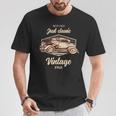 56 歳の誕生日プレゼント男ヴィンテージ 1968 年ではない古いクラシックカーの楽しみ Tシャツ 面白い贈り物