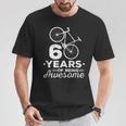 60 Years Of Being Awesome ロードバイク・サイクリングバイシクル Tシャツ 面白い贈り物