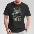 65歳の誕生日 1961年クラシックカー Tシャツ 面白い贈り物