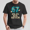 67 シックスセブン 6-7 面白いイタリアンブレインロットスラングゲームミーム Tシャツ 面白い贈り物