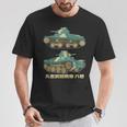 95式ハ号 日本のww2軽戦車図 Tシャツ 面白い贈り物
