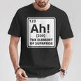 Ah The Element Ofurprise 周期表 Tシャツ 面白い贈り物