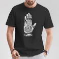 Alleeing Eye タトゥー イルミナティ 陰謀 グランジ 美的 Tシャツ 面白い贈り物