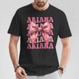 Ariana Lazo De Coqueta Con Nombre Estético Para Es Y Niñas Camiseta unisex Regalos divertidos