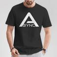 Async Backroom Pixels Research Tシャツ 面白い贈り物