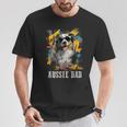 Australianhepherd Dad Dog Divertente Proprietario Festa Del Papà Maglietta Regalos divertidos
