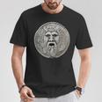 Bocca Dellaerita 真実の口 古代マスク 長袖tシャツ Tシャツ 面白い贈り物