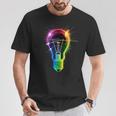 Bombilla Fresca Para Adultos Y Niños Camiseta unisex Regalos divertidos