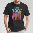 Books School Backpack Student Teacher 100 Days Of School For Men Women Kids T-Shirt Unique Gifts