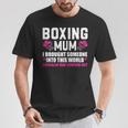 Boxeo Mum Boxeo Guantes Boxeo Boxeo Camiseta unisex Regalos divertidos