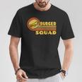 Burgerquad チーズバーガー 食通愛好家チーム ハンバーガー Tシャツ 面白い贈り物