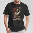 Burnout Kings レトロレーシングスパークプラグガールピンナップ ヴィンテージデザイン Tシャツ 面白い贈り物