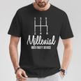 Caja De Cambios Manual Divertida Millennial Anti-Theft Device Camiseta unisex Regalos divertidos