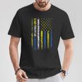 Camisa De Concienciaciónobre Elíndrome De Down Con Bandera De Estados Unidos Camiseta unisex Regalos divertidos