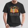 Color Our World Summer Reading 2025 Floral Cute Book Lover T-Shirt Unique Gifts