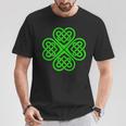 Con Diseño De Trébol Celta Nudo Celtaímbolohamrock Camiseta unisex Regalos divertidos