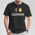 Coxinhaが大好き本物のブラジルオリジナル。 Tシャツ 面白い贈り物