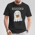 Cute Ghost Book Reading Halloween Teacher Booooks For Men Women Kids T-Shirt Unique Gifts