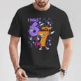 Dabbing 67 私は6歳でしたが、今は7歳です。おもしろいバースデーガールキッズ67 Tシャツ 面白い贈り物