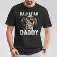 Dalmatian Daddy Cani Papà Festa Del Papà Dad Dalmata Maglietta Regalos divertidos