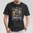 Dia De Los Muertos Calavera Day Dead Guitarequelette Dansante T-Shirt Cadeaux drôles