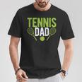 Divertente Papàportivo Giocatore Allenatore Fan Festa Del Papà Tennis Papà Maglietta Regalos divertidos