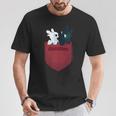 Dreamworks Dragons Light Fury & Night Fury Faux Pocket Tシャツ 面白い贈り物