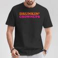 Drunken Grownups Lustige Frauen Und Männer Trinkgeschenke T-Shirt Lustige Geschenke