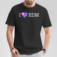 Edmシャツ I Heart Edm Tシャツ 面白い贈り物