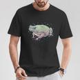 Fae Fairy Witchy Whimsigoth Goblincore Cottagecore Toad Frog Tシャツ 面白い贈り物