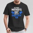 My First Mother's Day With My Baby Boy First Time Mom T-Shirt Unique Gifts