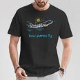 Aerospace How Planes Fly Air Magic Flight Crew Tシャツ 面白い贈り物